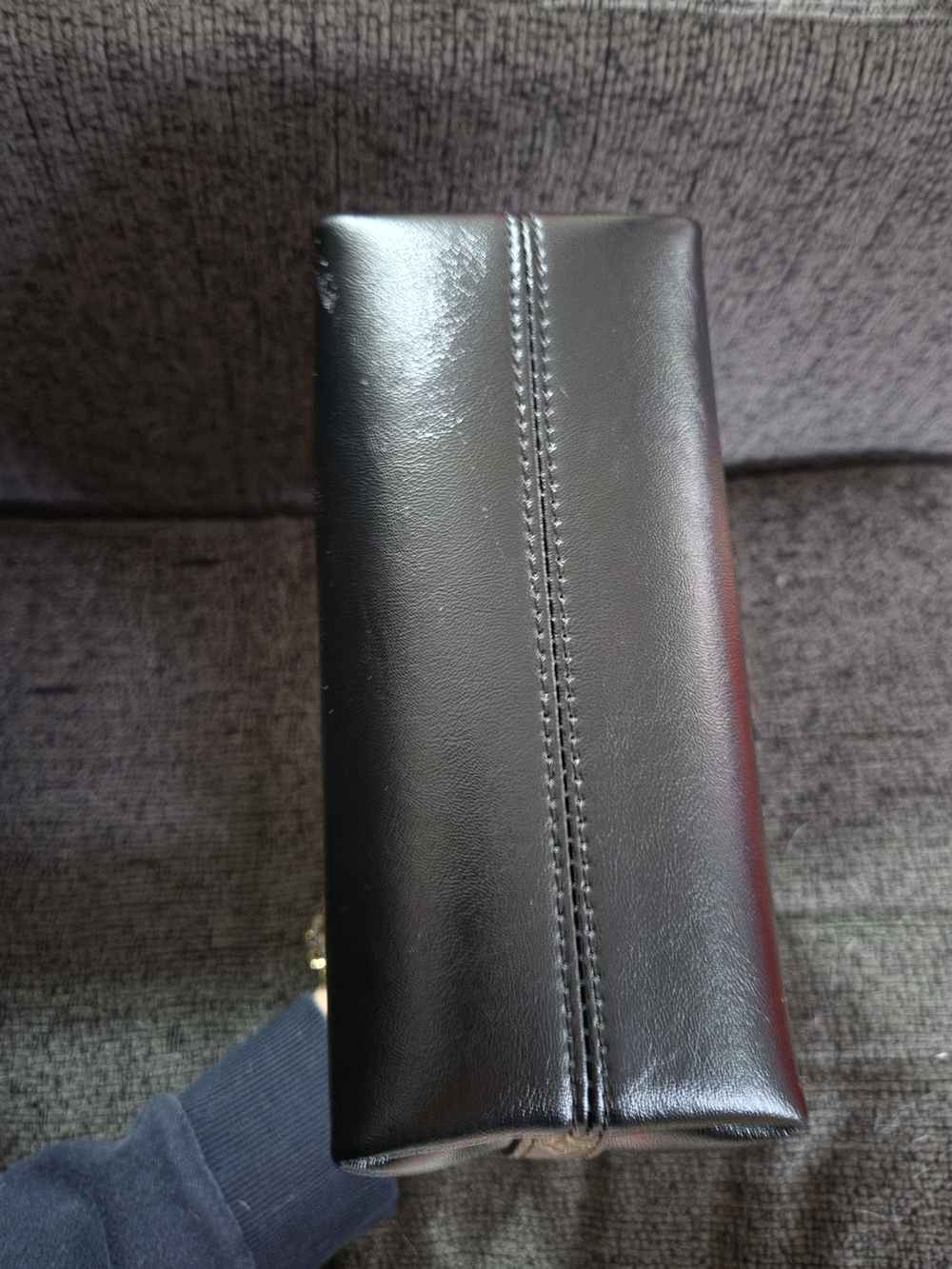 Mini Multipass In Black Leather - Picture 8 of 14